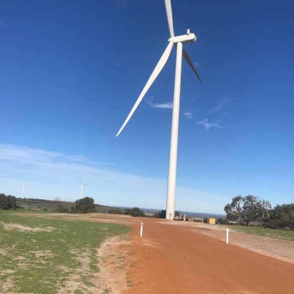 Yandin Wind Farm, Vestas WTG - complete electrical and mechanical works by Gordon McKay