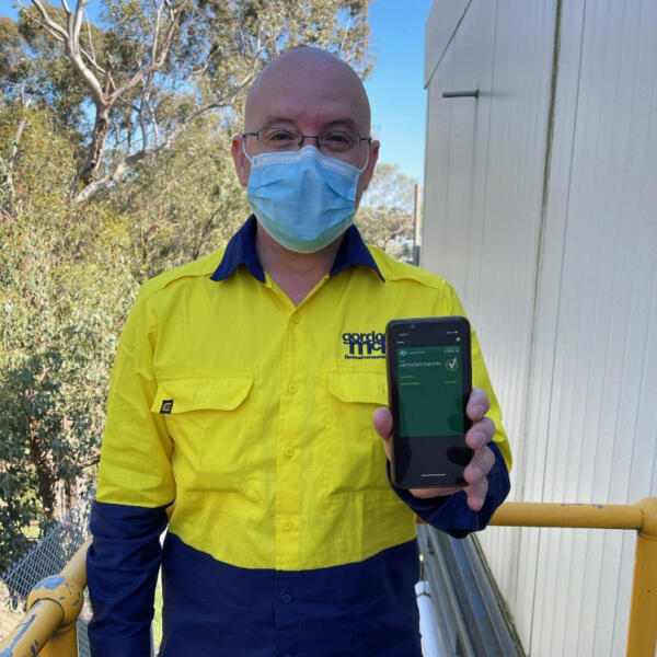 Gordon McKay team member Anthony Fantin has had the COVID jab