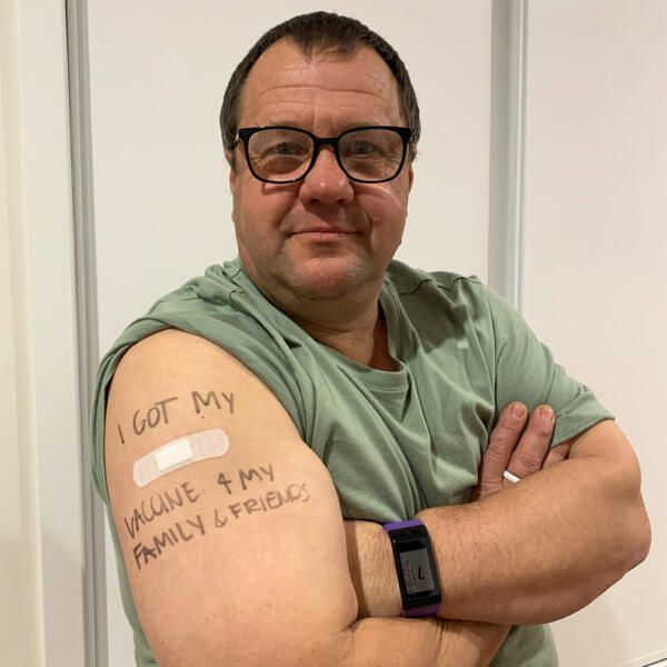 Gordon McKay Service Manager Rob Wright-Janocha wears his heart on his, uhm, sleeve!