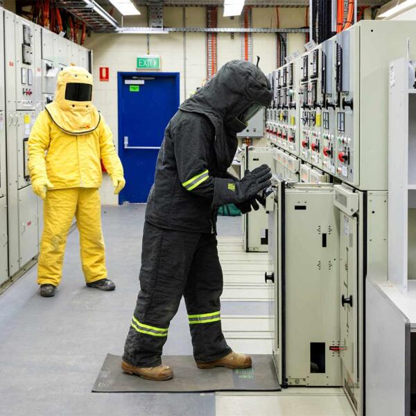 High voltage electricians performing electrical services in Geelong