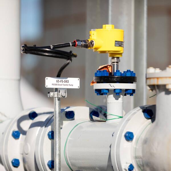 Close up of industrial electrical instrumentation