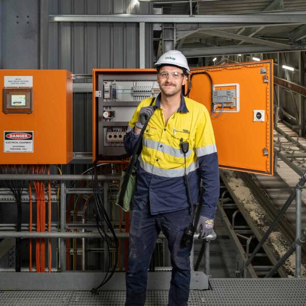 Gordon McKay industrial electrician in Geelong